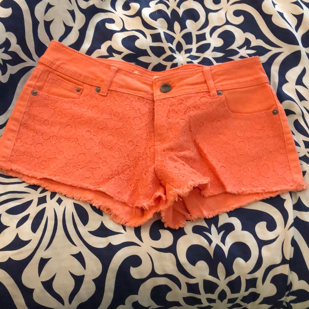 Denim shorts